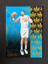 Ivica Zubac 2024-25 Panini Court Kings Base Blue Black Gold Artist Proof #91