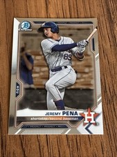 2021 Bowman Chrome Prospects Jeremy Pena NM Houston Astros