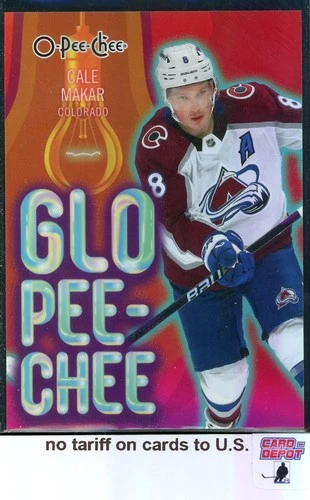 2024-25 O-Pee-Chee Glo-Pee-Chee #GLO13 Cale Makar