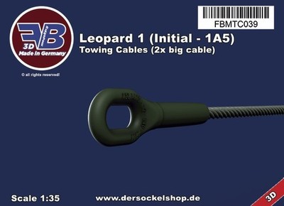 Leopard 1 (Initial - 1A5), Towing Cables / 1:35