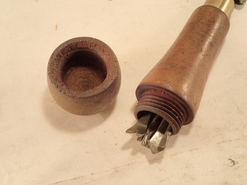 Antikes Stanley Rule & Level Co. Multi-Tool Hartholzgriff mit 9 Bits, 6" lang - Bild 6 von 6