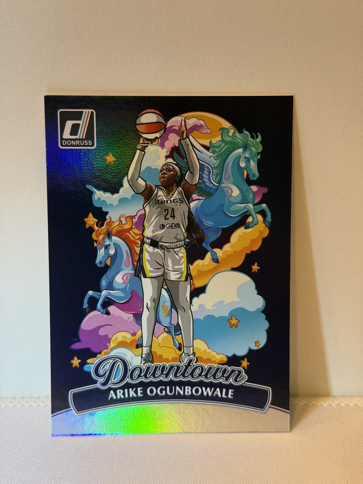 Arike Ogunbowale 2025 Donruss WNBA Downtown SSP Dallas Wings