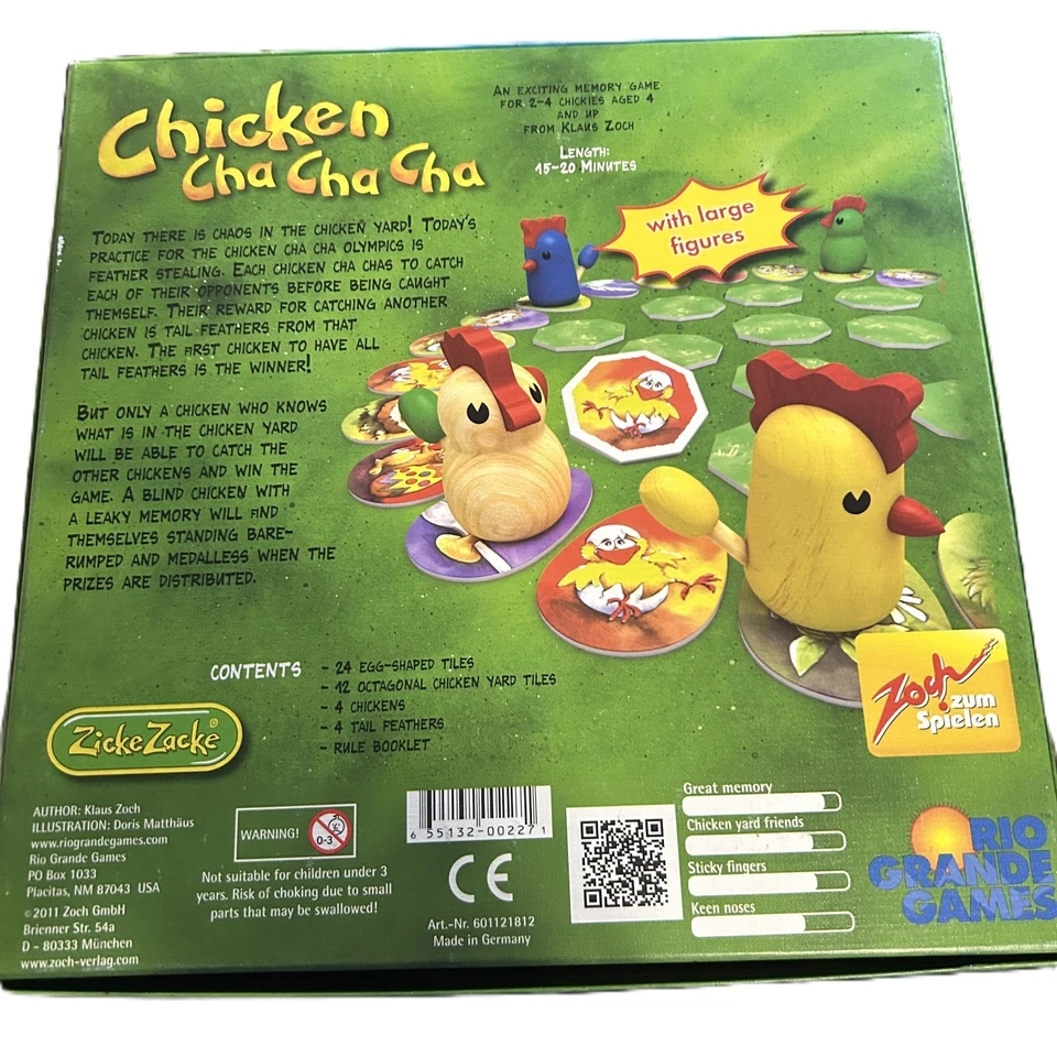 Chicken Cha Cha Cha board game Rio Grande Klaus Zoch 2011 - 100% COMPLETE - Image 2 of 2