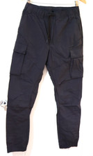 H&M Dark Grey Combat Cargo TROUSERS - Slim Fit W32" IL: 28.5" Short