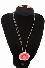 Pendant Necklace  Earring Set Premium Fashion Jewelry Color Choice jxqm NEW