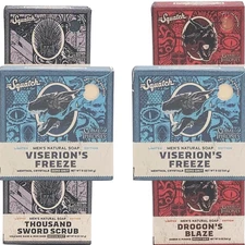 Dr Squatch Game of Thrones Soap – 6 Bar Bundle –  Blaze, Sword, Freeze