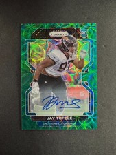 Jay Tufele 2021 Panini Prizm Rookie Auto Green Scope /75 #440