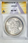 1899-S $1 Morgan Silver Dollar ANACS AU58