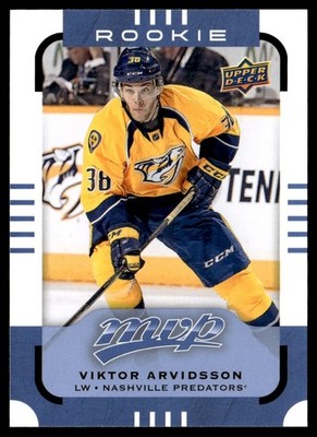 2015-16 Upper Deck MVP Viktor Arvidsson Rookie Nashville Predators #186