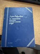 Type Collection Twentieth Century US Coins Dollars, Halves, Quarters Folder Only