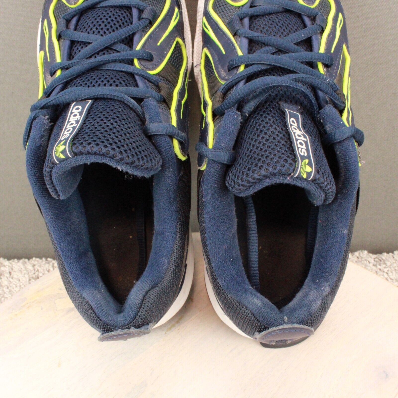 Adidas EQT Gazelle Sneakers Mens 8.5 Navy Neon Ye… - image 10