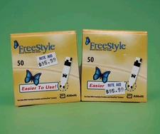 (EXP. SEPT 2025)🍁100ct | Freestyle | Glucose Test Strip | New Sealed