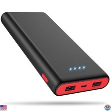 Portable 25,800mAh Power Bank, 5V/3A Fast Charging, 3 USB Ports, Compatible