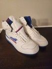 Avia 830 Basketball, High Top, Wht/Blu/Rd US-mens 10 Women's 11.5.  Excellent 
