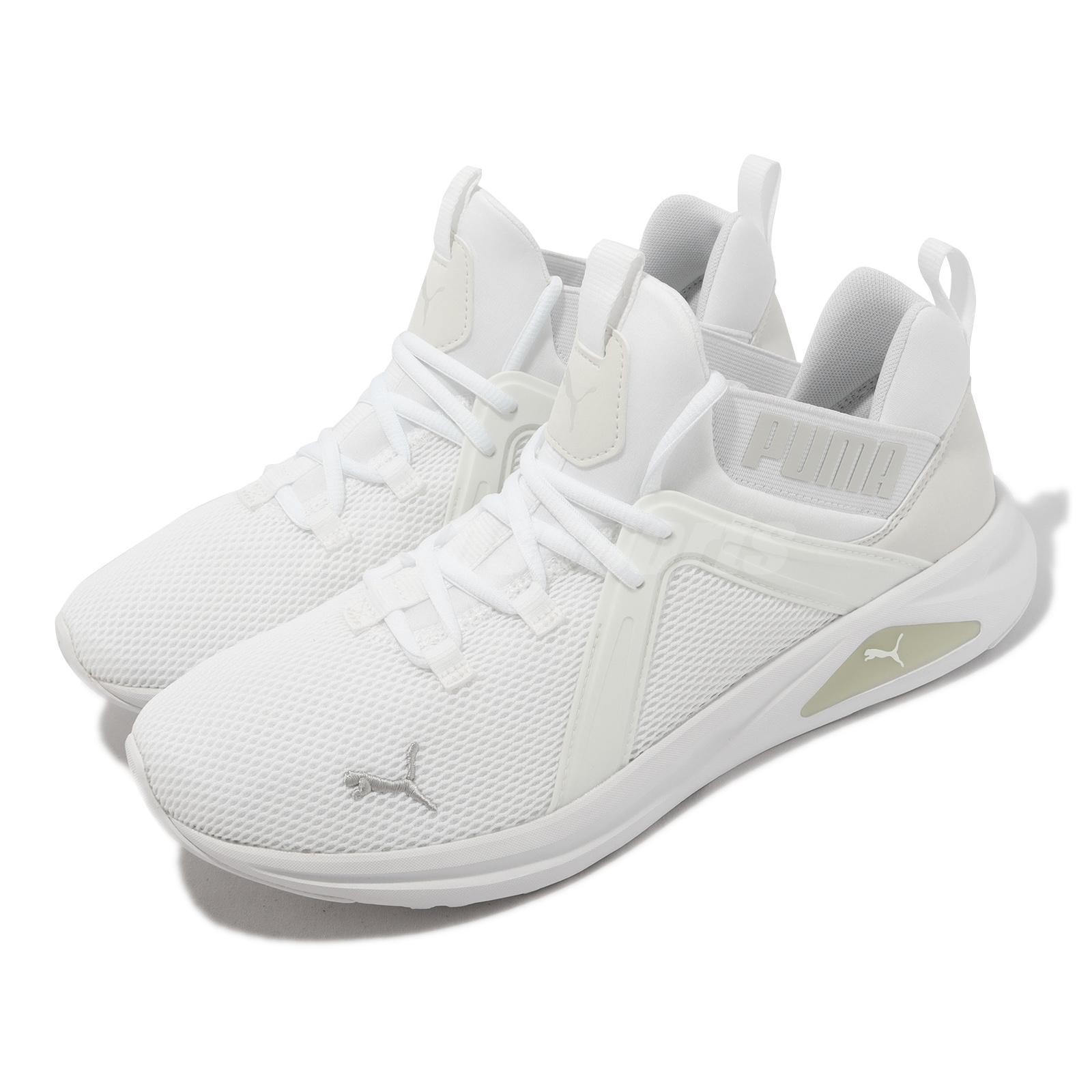 Puma Enzo 2 White Glacier Grey Men Running Sports Shoes Sneakers 193249-19