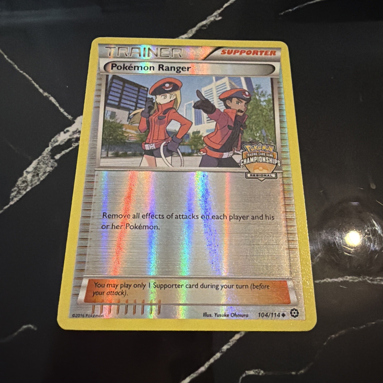 Pokemon Card Pokemon Ranger 104/114 Regional Championships Promo Light Play