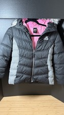 Youth puffer style winter jacket ZeroXposur 7/8 w/ faux fur hood