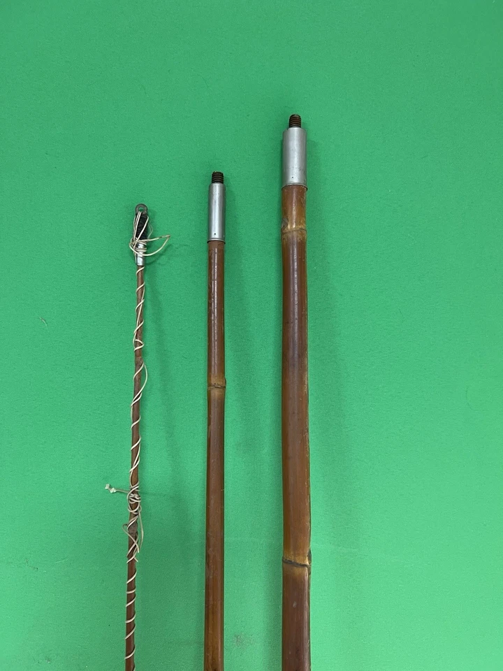 Vintage Heddon 12’ Bamboo Fishing Rod Pole - Изображение 3 из 4