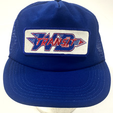 Transit Patch Made In USA Trucker Hat Red White & Blue Snapback Mesh Hat