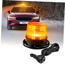 40 LED Strobe Light Amber Warning safety Flash Beacon Lights ABS Base