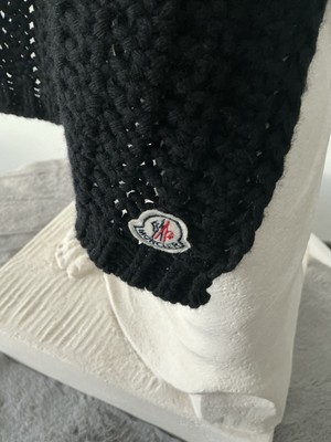 Damenschal, Moncler, , Neu- Ohne Etikett, schwarz, Damen. 