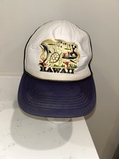Vintage Trucker Hawaii Mesh Snapback Hat Cap OSFA