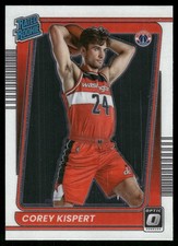 2021-22 Donruss Optic #183 Corey Kispert Washington Wizards Rookie