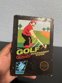 Golf - Black Box Nintendo NES Video Game - CIB Complete in Box Manual & Cart.