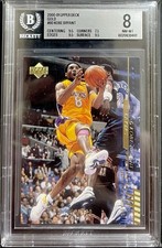 2000-01 Upper Deck Exclusives Gold /100 #80 Kobe Bryant BGS 8 (9.5,7.5,9.5,9.5)