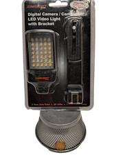 Precision Design Digital Camera Camcorder LED Video Light with Bracket NEW