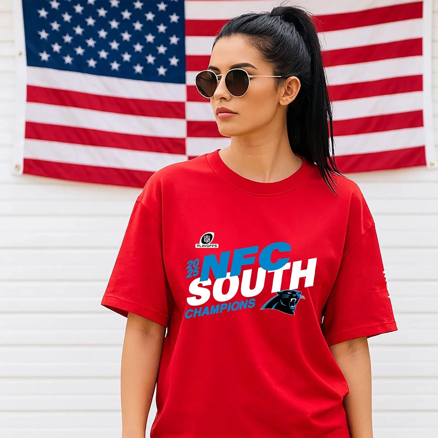 NFC South Division Champions Carolina Panthers T-Shirt