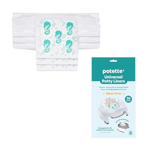 Potette Plus Disposable Liners | Super Absorbent, Biodegradable and Lightly 