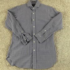Polo Ralph Lauren Button Down Shirt Men s 15 Slim Fit Cotton Pony E153