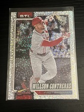 2026 Topps Series 1 Celebration Willson Contreras Confetti Card #180 Cardinals
