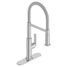 American Standard Sonner 20 in Single Handle Pull down Sprayer Kitchen Faucet