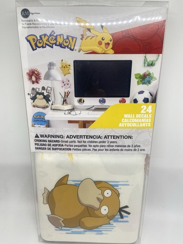 Pokemon Peel And Stick Wall Decals-24 Count Room Mates- Kids Room Decor - 第 2/6 張圖片