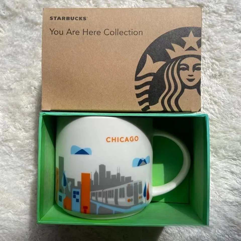 Starbucks 14 oz "You Are Here" Collector's Edition – Chicago City Mug Set - Image 4 of 4