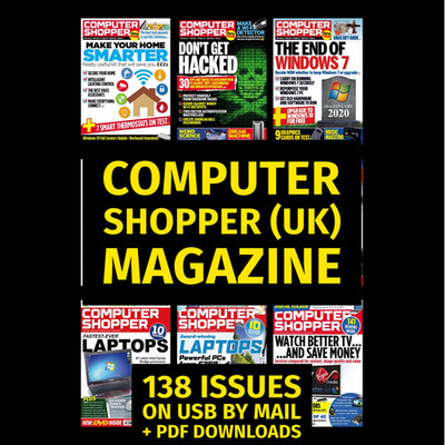 Computer Shopper UK magazine - 138 issues on USB + immediate bonus