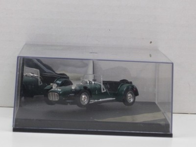 Lotus Seven S2 Convertible 1960 in british racing green Box Vitesse V077A 1:43