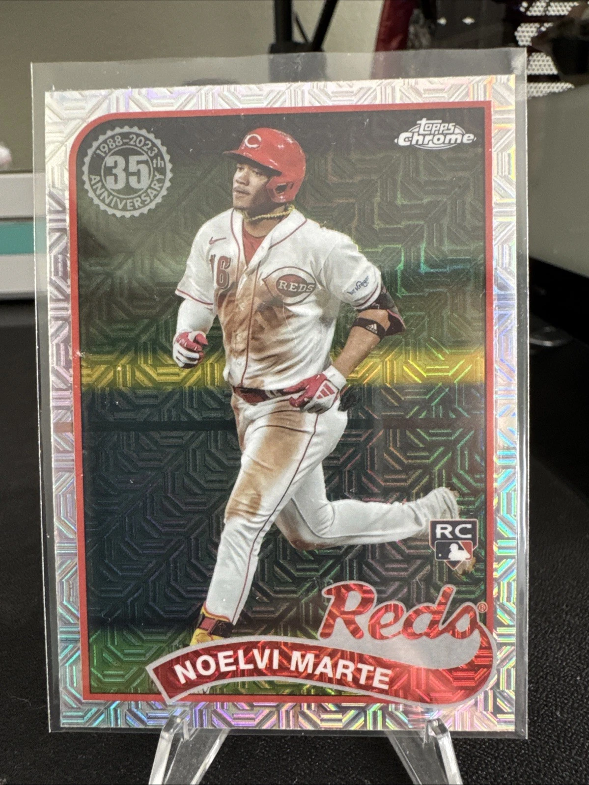 2024 Topps Series 1 - 1989 Topps Chrome Silver Pack Noelvi Marte #T89C-75 (RC)