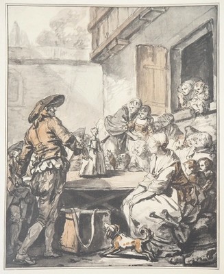 Jean-Baptiste GREUZE: Dancer Doll - LITHOGRAPH, 1922