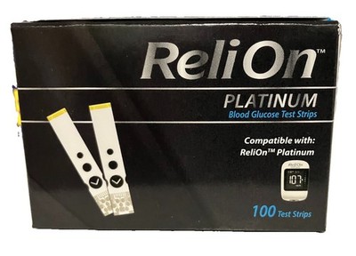 100 ReliOn Platinum Test Strips~Fresh Dated~8/27~$18.99~Trusted Seller~FR SHIP