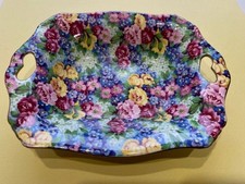 Royal Winton Grimwades Julia Floral Chintz Trinket Bowl/Dish - 1930's Era-Pretty