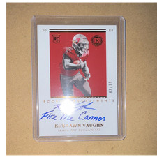 Panini Encased Rookie Endorsements Ke'Shawn Vaughn #RE-KV /75 Autograph