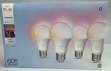 Philips Hue Essential Smart LED A19 Bulb-4 Pack