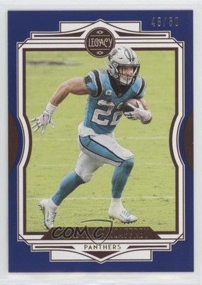 2021 Panini Legacy Blue 48/50 Christian McCaffrey #30 0s9u