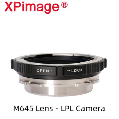 XPimage Lock Lens Adapter for Mamiya 645 Lens to ARRI ALEXA LF LPL Cine Camera