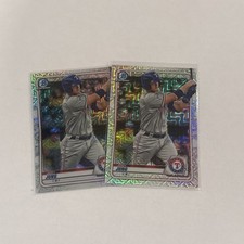2020 Bowman - Chrome Prospects Josh Jung #BCP-113 Mojo Refractor (RC)