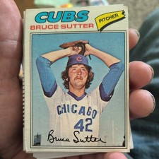 Topps 1977 Bruce Sutter Rookie Chicago Cubs #144 Baseball Card Base Set NM++. rookie card picture