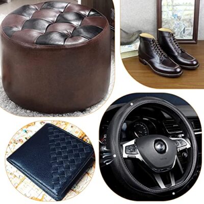 Waxed Thread And Leather Needles Set - 98 Yards Thread With 7 Needles